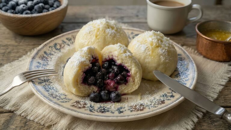 Grandma's Blueberry dumplings