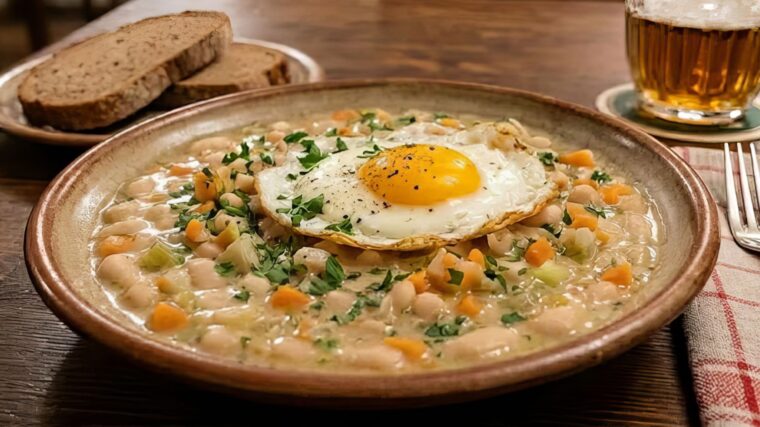 White Beans in Sour Sauce
