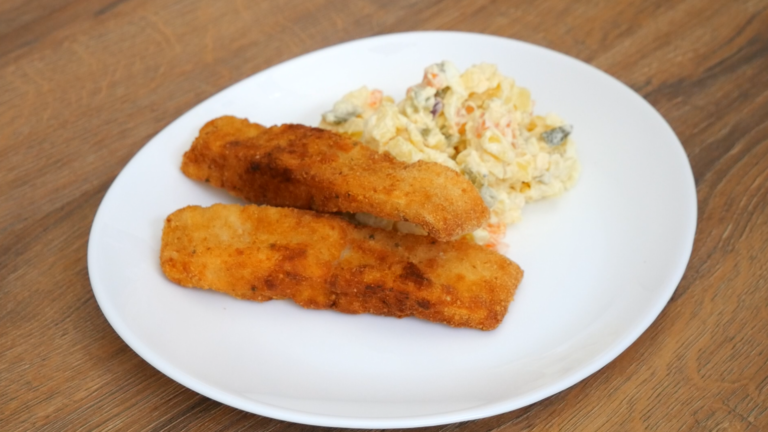Fried Fish with Czech Potato Salad