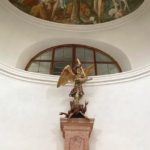 Adam and Eve from the fresco above the south side altar