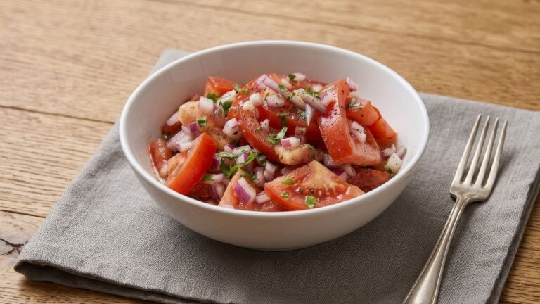 Simple Czech Tomato Salad