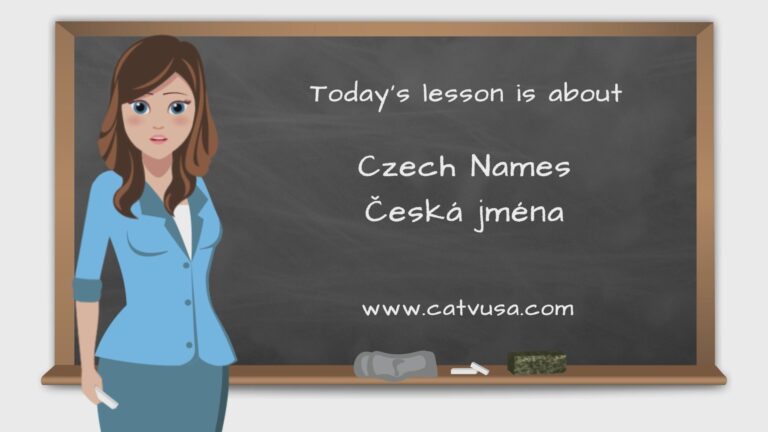 Czech Names lesson