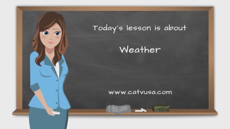 Weather lesson
