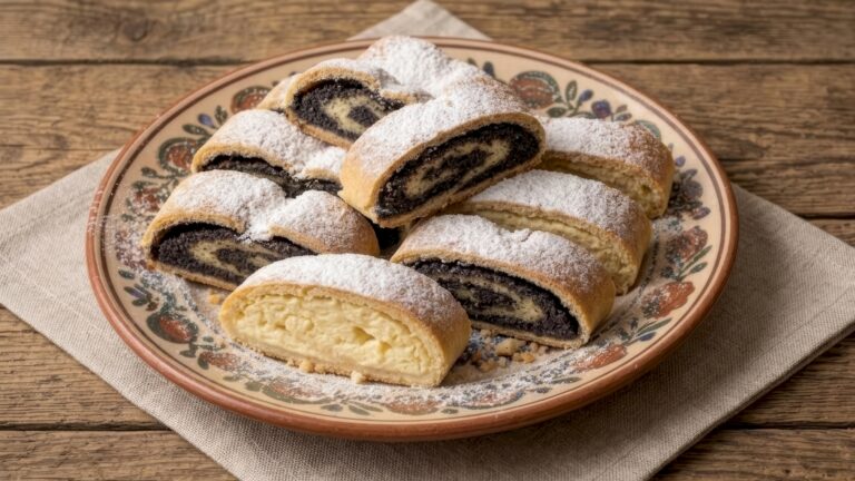 Czech Poppy Seed and Farmer's Cheese Sweet Rolls
